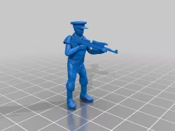 Star wars :  Legion Naboo Blaster rifle Security Guard