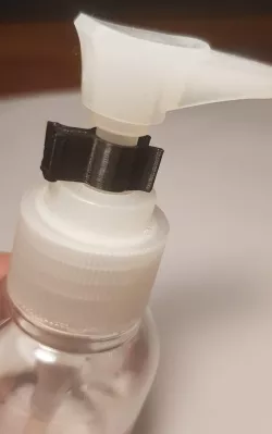 Travel Pump Bottle Squeeze Blocker