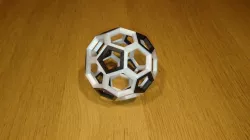 Truncated icosahedron - soccerball