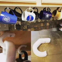 Under Cabinet Coffee Cup Hook Hangers