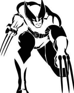 Wolverine Stencil
