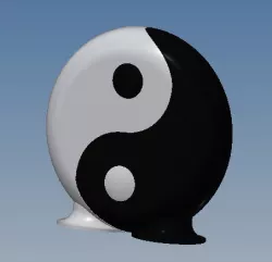 Yin and Yang Salt & Pepper Shakers