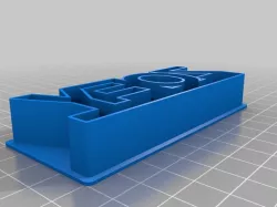 ZOEY Text Cookie Cutter