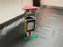 1/32 scale recreation of 1960's Nurburgring Dunlop Turm 