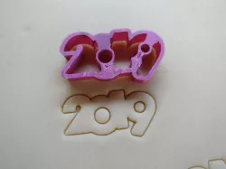 2019 cookie cutter for New Year 