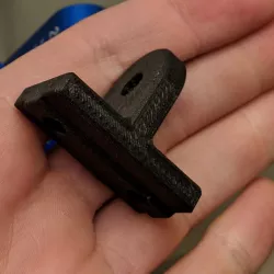 2020 v-slot right-angle male mount for articulating camera arm