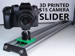 3D Printed $15 Camera Slider