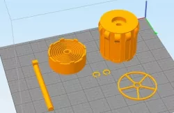 3DSolutech Parametric Rewind Spool Holder