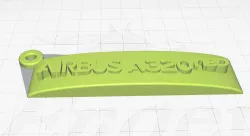 Airbus A320 neo Keychain