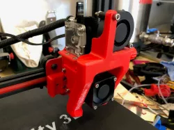 Alfawise U20 Base for E3D V6 and PETSFANG Duct Direct Extruder