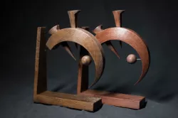 Allomantic Symbol Bookends (Steel)