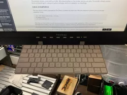 Apple keyboard holder - model A1644
