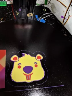 Beaver face (coaster)