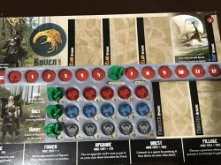 Blood Rage Board Game Player Mat Overlay