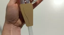 Blow-to-start siphon (venturi effect)