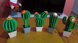 cactus printed 3d and cactus lasercut