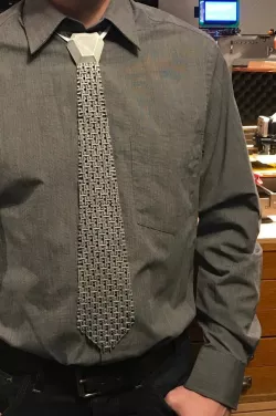 Chainmail neck tie
