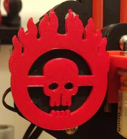 Creality Ender 3 - Mad Max logo X axis mount