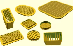 Customizable ventilation grid