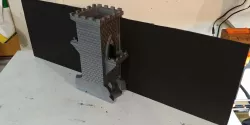 D&D Dice Tower and DM Screen with 5mm channels