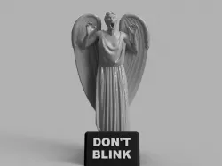 Doctor Who - Weeping Angel with Illuminating Base