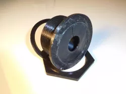 DVI cable sized furniture grommet