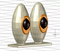 Eye 3d Emoticon - WhatsApp