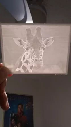 Giraffe - Lithophane (Night Light/nightlight)