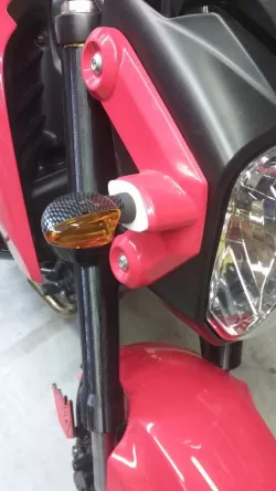 Honda grom front fork guards.