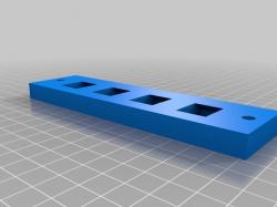 8/16 port Keystone patch panel by rainb0w_wheez3, Download free STL model