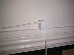 Lamp hanger cable clamp