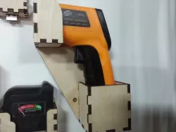 Laser Cut: GM320 IR thermometer holder