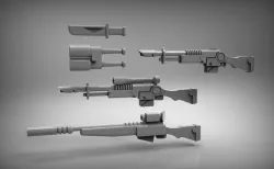 Lasgun, snipers, gear