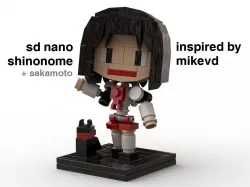 Lego SD Nano Shinonome & Sakamoto (inspired by MikeVd)