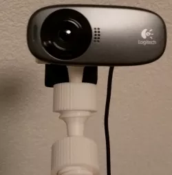 Logitech C310 mount for  Lockable ball & socket