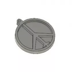 MGS Peacewalker logo keychain