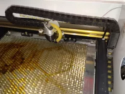 Minimal K40 Drag Chain Adapter for Air Assist (one part for both axes)