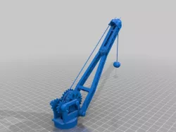 Model crane 3 axis working servo motor Arduino controlled UPDATE