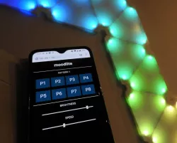 moodlite.co.uk - Nanoleaf clone design and web app