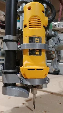 MPCNC Burly Dewalt 660 Vaccum Hose Mount