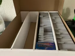 MTG card collection divider with text tab 