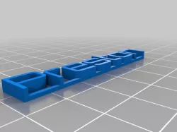 My Customized 3D name plate