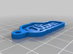My Customized Key Chain with your personal name Alina
