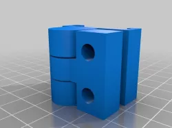 My Customized print-in-place hinge for wire rack