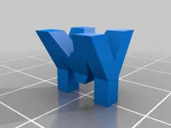 My Customized Two Letter Sculpture