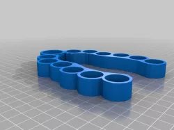Nerf Tri-blast mega dart storage