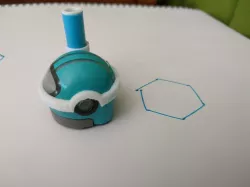 Ozobot Bit, side slung pen holder