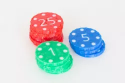 Poker Chips and Storage Container