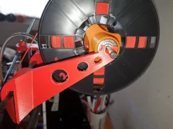 Prusa-Anet-Geeetech-etc. extra stable filament holder 