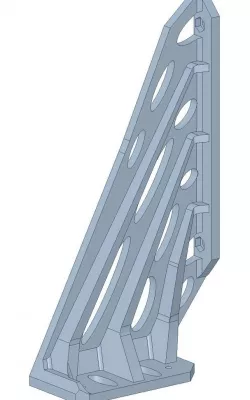 Replacement Frame Brace for PSU, Stiffened - Original Prusa i3 MK3